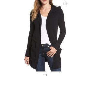 Brand new Caslon hooded cardigan